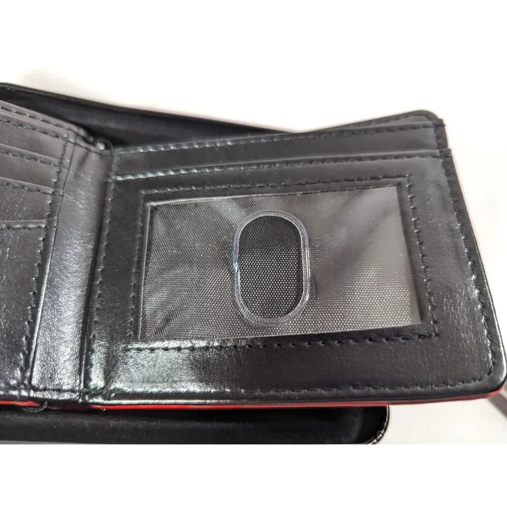 Patriotic Buckle Down Men's Wallet American Flag Rustic Billfold Tin Box Gift